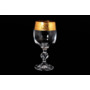 Набор бокалов для вина Золотой орнамент 230 мл 6 шт