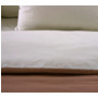 Комплект постельного белья Какао перкаль двуспальный (простыня на резинке)