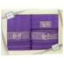 Комплект полотенец Valentini Sea 1 (фиолетовый) 30х50 см 50х100 см 70х140 см 3 шт