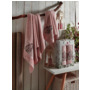 Набор махровых полотенец Merzuka Floral 50х80 см 70х130 см 2 шт (розовый)
