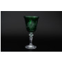 Набор бокалов для вина Цветной хрусталь (зеленый) 220 мл 6 шт
