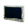 Комплект махровых полотенец Valentini TR161 (синий) 30х50 см 50х100 см 100х150 см 3 шт