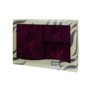 Комплект полотенец Valentini Posy (фиолетовый) 30х50 см 50х100 см 100х150 см 3 шт