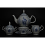 Чайный сервиз Бернадотт Синие розы 24074 на 6 персон 15 предметов