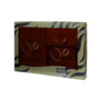 Комплект полотенец Valentini Magic flowers (коричневый) 30х50 см 50х100 см 100х150 см 3 шт