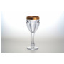 Набор бокалов для вина Сафари Золотой узор Богемия Голд 290 мл 6 шт