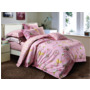 Комплект постельного белья Cleo Слоник и медвежонок (розовый) сатин детский