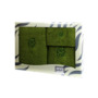 Комплект полотенец Valentini Posy (зеленый) 30х50 см 50х100 см 100х150 см 3 шт