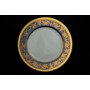 Блюдо Constanza Imperial Blue Gold 32 см круглое