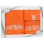Комплект полотенец Valentini Sea 2 (оранжевый) 30х50 см 50х100 см 70х140 см 3 шт