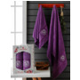 Набор махровых полотенец Merzuka Fiorella 50х90 см 70х140 см 2 шт (фиолетовый)