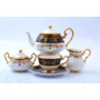 Чайный сервиз Clarice Cobalt Gold на 6 персон 15 предметов