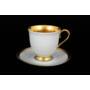 Набор чайных пар Goldie (чашка 220 мл + блюдце) на 6 персон