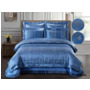 Комплект постельного белья Cleo Duval (голубой) сатин-жаккард евро макси