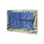 Комплект полотенец Valentini Space (голубой) 30х50 см 50х100 см 100х150 см 3 шт