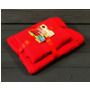 Комплект полотенец Bayramaly Волна 50х90 см 70х140 см 4 шт (красный)