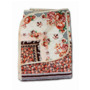 Покрывало-одеяло Cleo Бело-коричневое с цветами 172х205 см