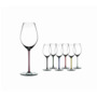 Фужер Fatto a Mano Champagne Wine Glass 445 мл (с розовой ножкой)